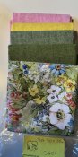 Tygpacke med 5 st 30x110 cm 4 bas 1 blommig