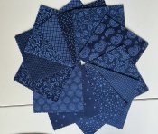 Blå CharmPack 42 st 5”x5” Wilmington
