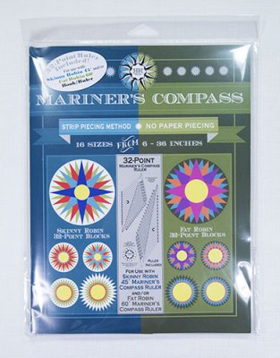 Linjaler till Mariners Compass 32 Point