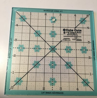 Fyrkantslinjal 5,5” cute cuts