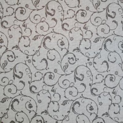 Beige tyg med ornament