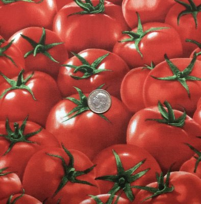 Tyg med tomater lite större.