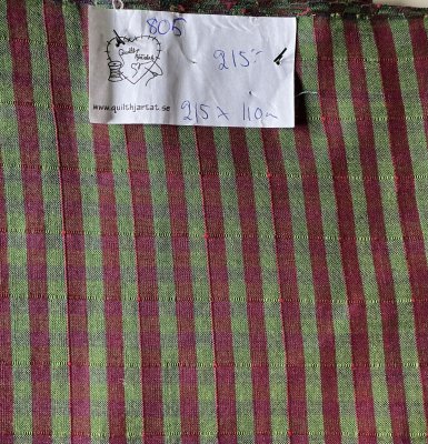 Grön rött rutigt tyg
