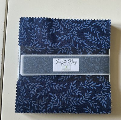 Blå CharmPack 42 st 5”x5” Wilmington