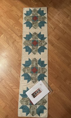 Mönster på Löpare ca 30x125 cm