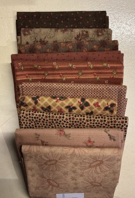 10 st 30x110 cm bredd i beige,rostbrunt